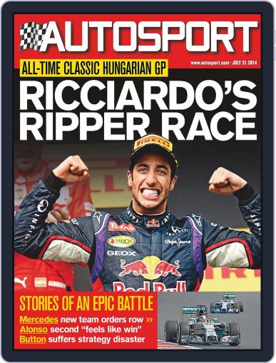 Autosport July 30th, 2014 Digital Back Issue Cover