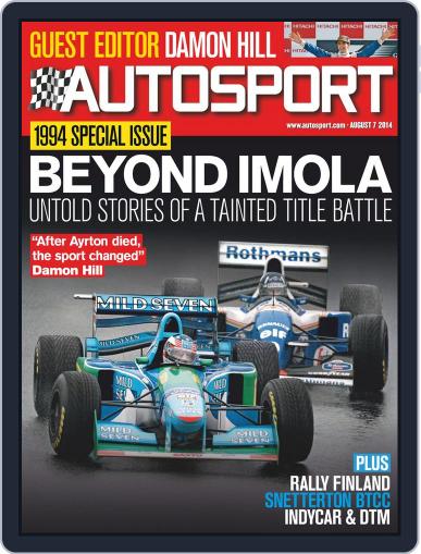 Autosport August 6th, 2014 Digital Back Issue Cover