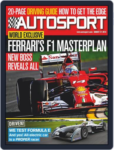 Autosport August 20th, 2014 Digital Back Issue Cover