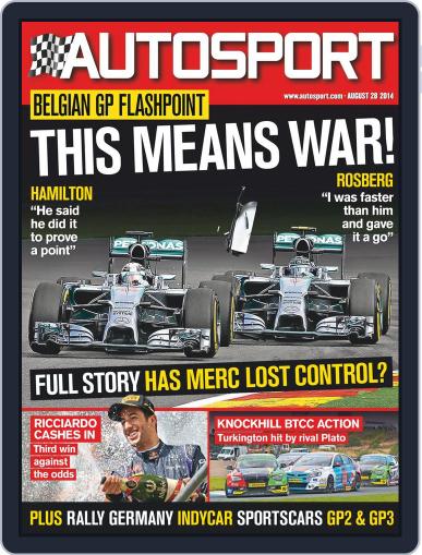 Autosport August 27th, 2014 Digital Back Issue Cover