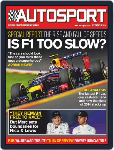 Autosport September 3rd, 2014 Digital Back Issue Cover
