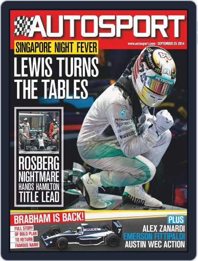Autosport September 24th, 2014 Digital Back Issue Cover