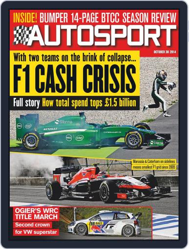 Autosport October 29th, 2014 Digital Back Issue Cover