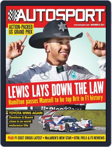 Autosport November 5th, 2014 Digital Back Issue Cover