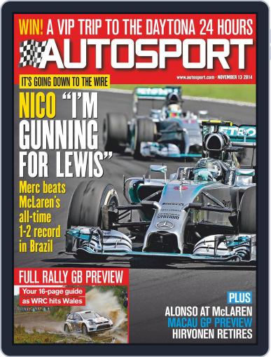 Autosport November 12th, 2014 Digital Back Issue Cover