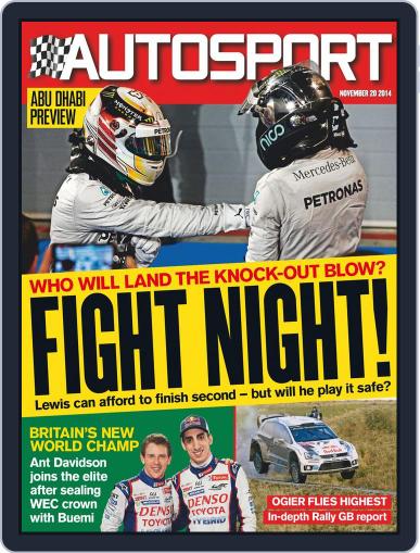 Autosport November 19th, 2014 Digital Back Issue Cover