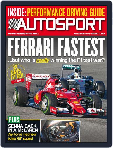 Autosport February 12th, 2015 Digital Back Issue Cover