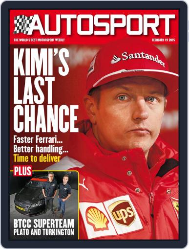 Autosport February 19th, 2015 Digital Back Issue Cover