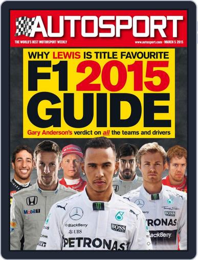 Autosport March 5th, 2015 Digital Back Issue Cover