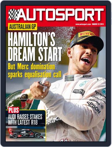 Autosport March 18th, 2015 Digital Back Issue Cover