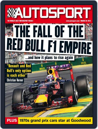 Autosport March 25th, 2015 Digital Back Issue Cover