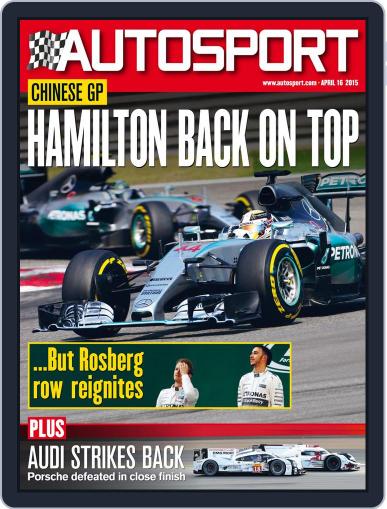 Autosport April 16th, 2015 Digital Back Issue Cover
