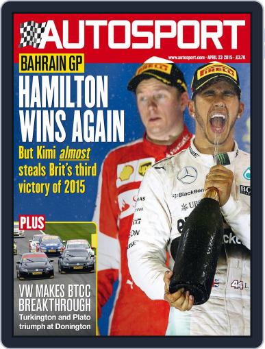 Autosport April 23rd, 2015 Digital Back Issue Cover