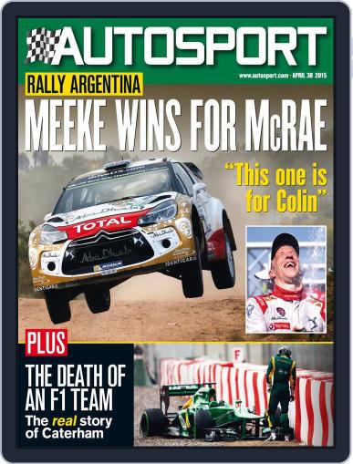 Autosport April 30th, 2015 Digital Back Issue Cover