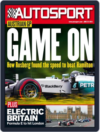 Autosport June 25th, 2015 Digital Back Issue Cover