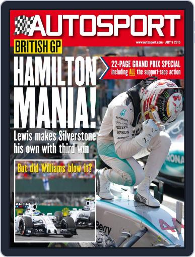 Autosport July 9th, 2015 Digital Back Issue Cover
