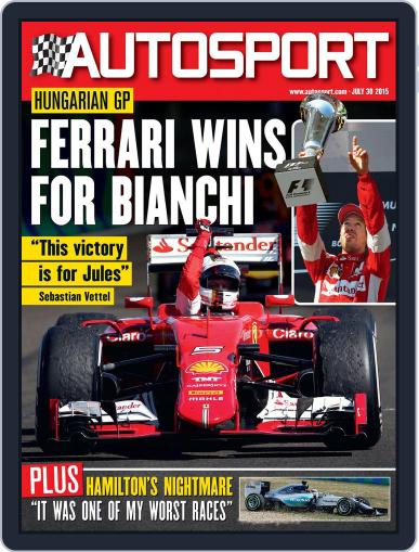 Autosport July 30th, 2015 Digital Back Issue Cover