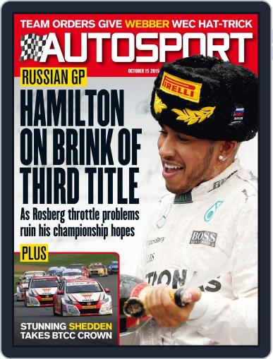 Autosport October 1st, 2015 Digital Back Issue Cover