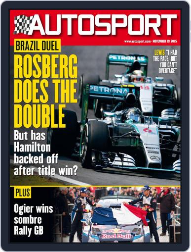 Autosport November 18th, 2015 Digital Back Issue Cover