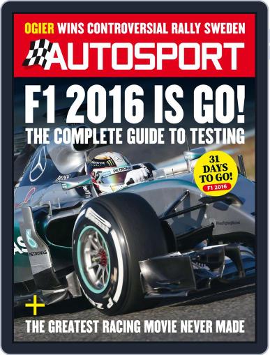 Autosport February 18th, 2016 Digital Back Issue Cover