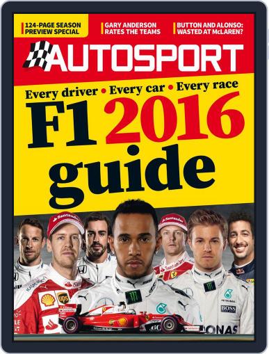 Autosport March 10th, 2016 Digital Back Issue Cover