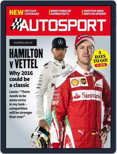 Autosport March 17th, 2016 Digital Back Issue Cover