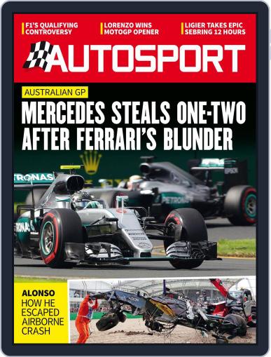 Autosport March 24th, 2016 Digital Back Issue Cover