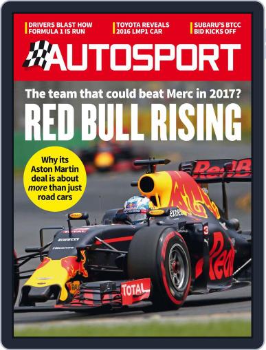 Autosport March 31st, 2016 Digital Back Issue Cover
