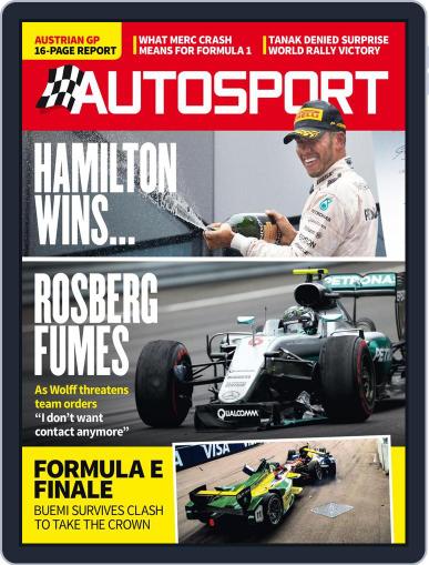 Autosport July 7th, 2016 Digital Back Issue Cover