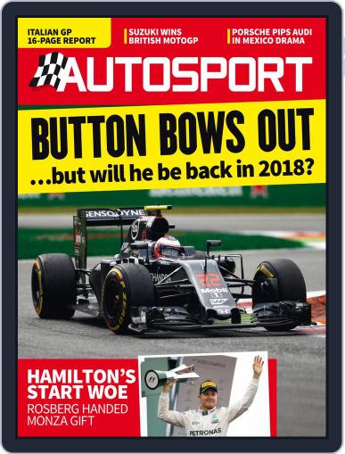 Autosport September 8th, 2016 Digital Back Issue Cover