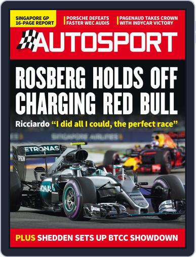 Autosport September 22nd, 2016 Digital Back Issue Cover