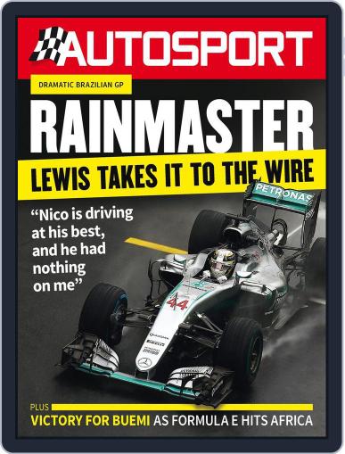 Autosport November 17th, 2016 Digital Back Issue Cover