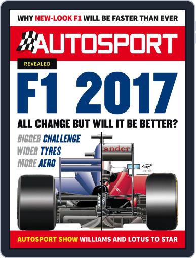 Autosport January 5th, 2017 Digital Back Issue Cover
