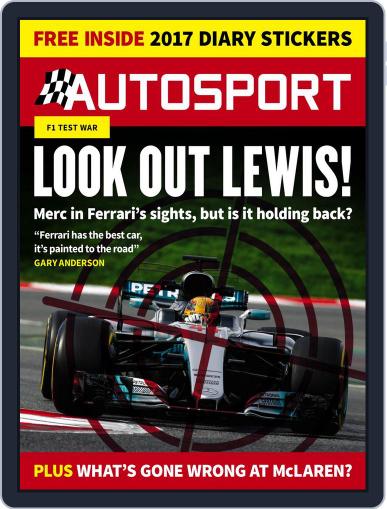 Autosport March 9th, 2017 Digital Back Issue Cover