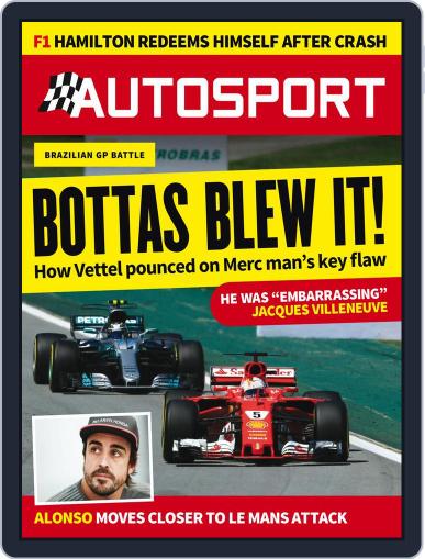 Autosport November 16th, 2017 Digital Back Issue Cover