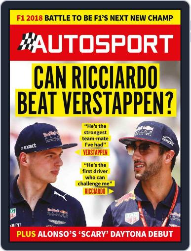 Autosport February 1st, 2018 Digital Back Issue Cover