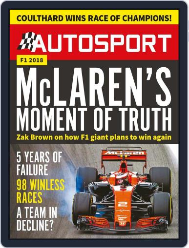 Autosport February 8th, 2018 Digital Back Issue Cover