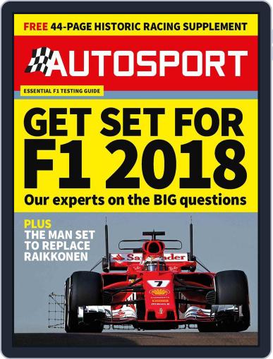 Autosport February 15th, 2018 Digital Back Issue Cover