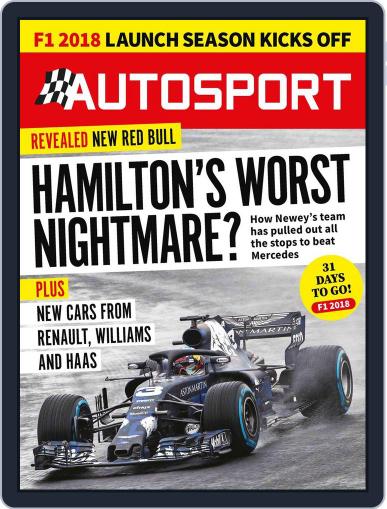 Autosport February 22nd, 2018 Digital Back Issue Cover