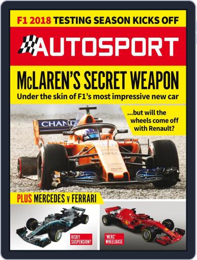 Autosport March 1st, 2018 Digital Back Issue Cover