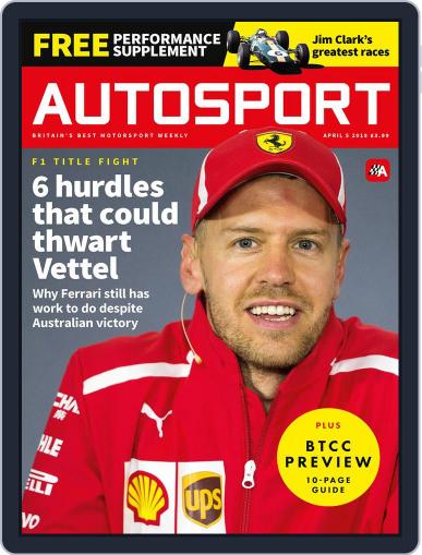 Autosport April 5th, 2018 Digital Back Issue Cover