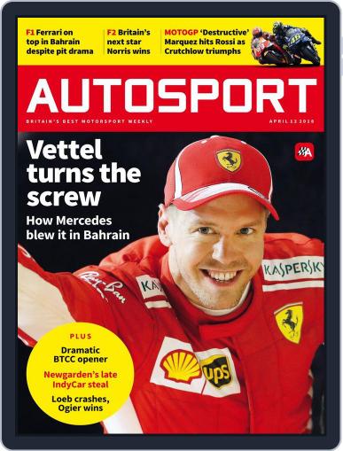 Autosport April 12th, 2018 Digital Back Issue Cover