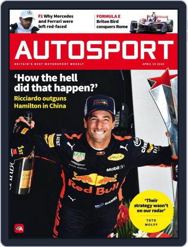 Autosport April 19th, 2018 Digital Back Issue Cover