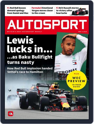 Autosport May 3rd, 2018 Digital Back Issue Cover