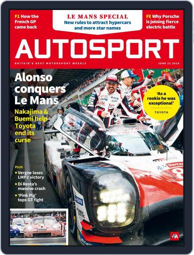 Autosport June 21st, 2018 Digital Back Issue Cover
