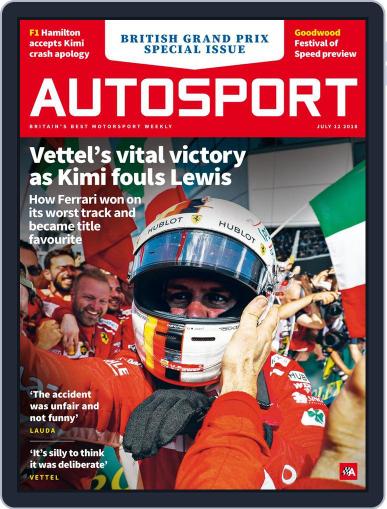 Autosport July 12th, 2018 Digital Back Issue Cover