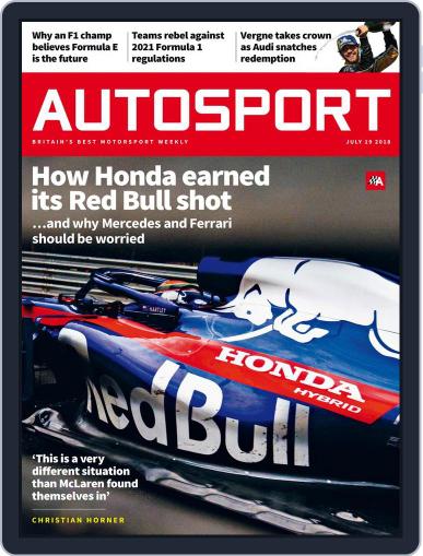 Autosport July 19th, 2018 Digital Back Issue Cover