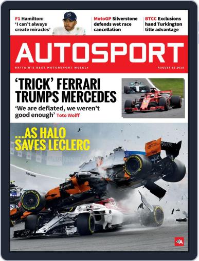 Autosport August 30th, 2018 Digital Back Issue Cover