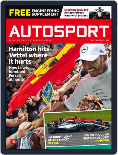 Autosport September 6th, 2018 Digital Back Issue Cover