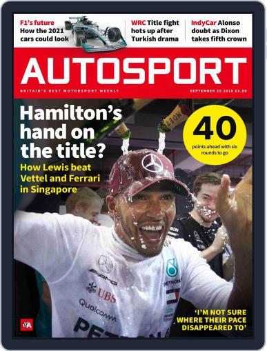 Autosport September 20th, 2018 Digital Back Issue Cover